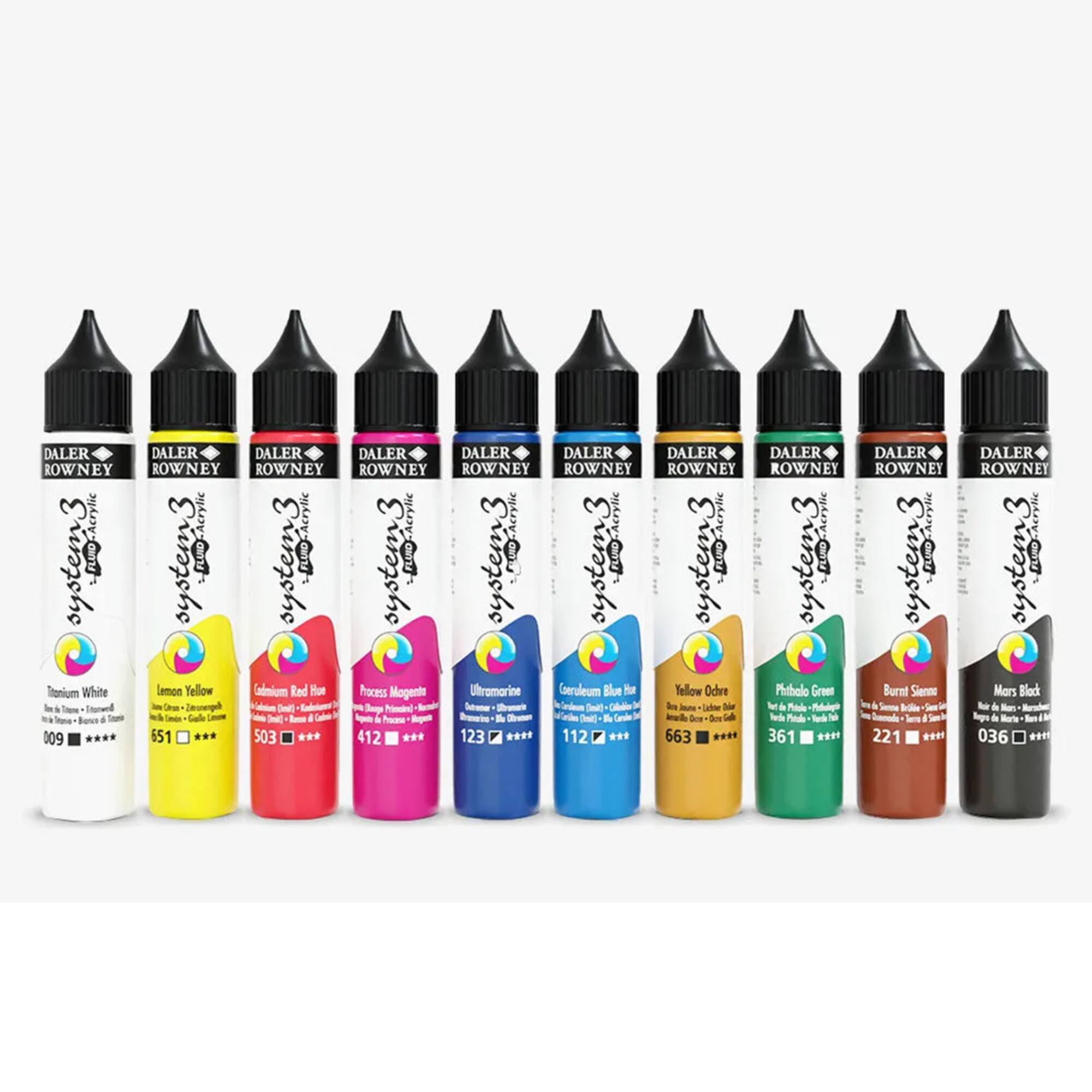 Daler-Rowney® System3 Fluid Acrylic Introduction Set